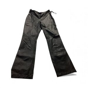Ralph Lauren Black Leather Pants